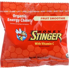 Honey Stinger Energy Chew Organic Fruit Smoothie 1.8 oz case of 12